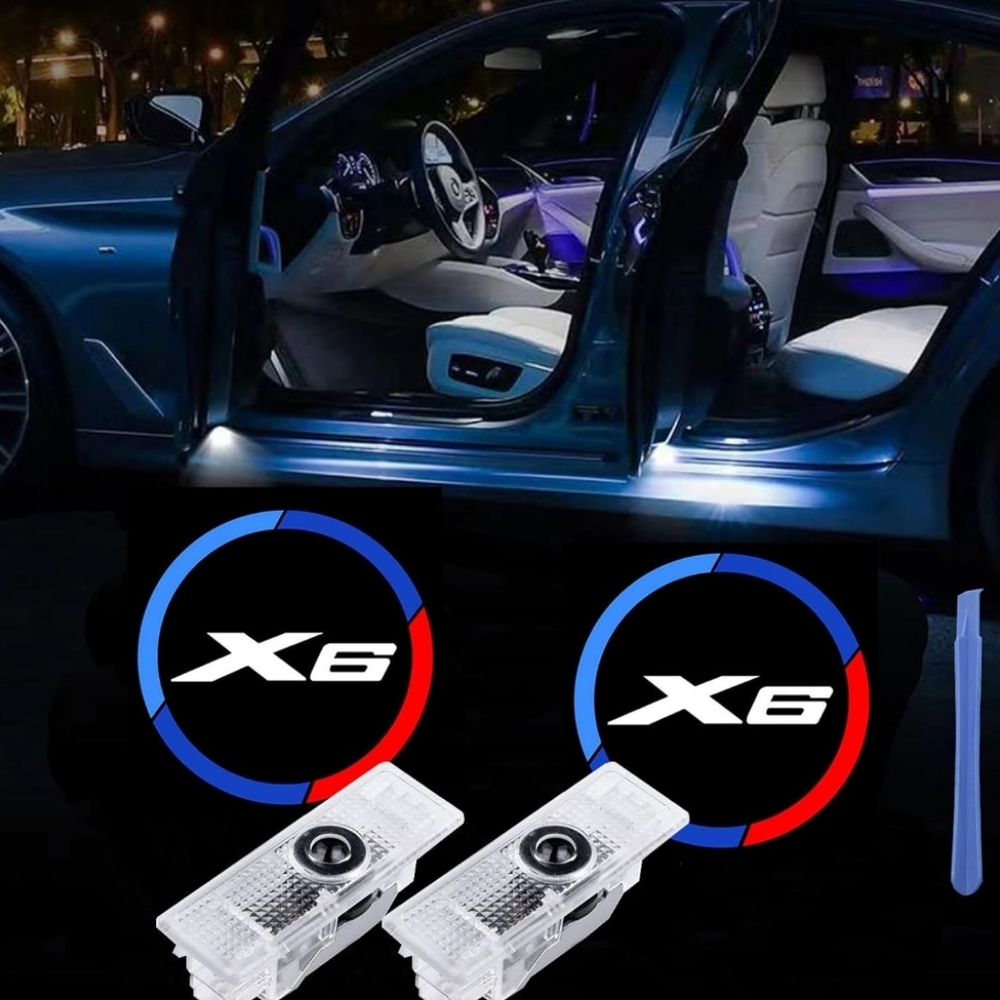 Set of 2 BMW X6 projector welcome door lights